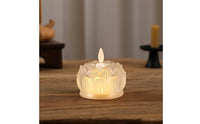 LED Lotus Lamp Battery-Powered Lotus Lamp Lighted for Home Altar, Prayer Space