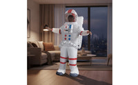 Inflatable Astronaut Costume Funny Inflatable Astronaut Suit Eye-Catching Character Suit for Adults, Parties