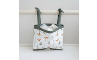 Crib Hanging Organizer Soft Material Crib Rail Storage Pocket Quick Reach