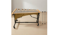 37-Note Marimba Aluminum Marimba with Resonators Wheeled Percussion Instrument Rolling for Students, Percussionists, Music Classroom, Practice Room, Orchestra