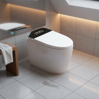 Easy Installation Toilet Seat Lid Warm Water Wash Smart Toilet Cover Self Cleaning Nozzle Smart Bidet Seat Wall Switch Compatible