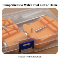 Adjustment Tool Set Includes Replacement Pins Timepiece Link Removal Kit Portable for DIY Enthusiasts, Beginners