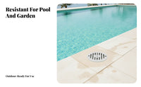 Slotted Grille Pool Inlet Fitting Compact Pool Outlet Fitting Circular Tight Seal