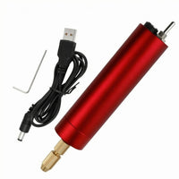 Electric Engraving Pen USB Powered Electric Engraver Engraving Pen Cylindrical Mini Rotary Tool Light Craft