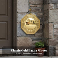 Ward off S Negative Energy Chinese Bagua Mirror Auspicious Convex Concave Bagua Mirror Brings Good Fortune Chinese Safeguarding Amulet Traditional Design for Homeowners, Spiritually-Minded People, Business Owners, Doorway, Home Entrance, Balcony