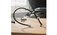 Petroleum Hose Assembly Braided Petroleum Hose with Clip Fittings Oil Resistant for Engine Repair