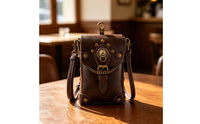 Mini Crossbody Bag Structured Crossbody Bag with Flap Hands Handbag for Cosplay
