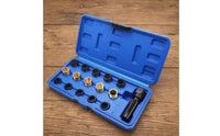 Spark Plug Thread Repair Tool Kit Deep-Seated Spark Plug Thread Repair Kit High-Speed Steel for Garage
