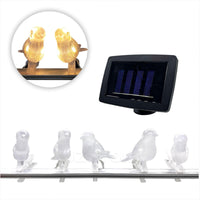 Outdoor String Lights with Solar Panel Decorative Solar String Lights Warm White Hanging for Garden, Patio, Fence