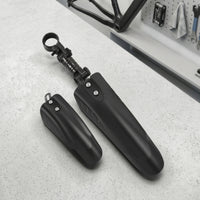 Child Bike Mudguard Set Black Kids Cycle Mudguards Child Bike Fenders Easy to Install Mudguards with Mounting Tabs Curved