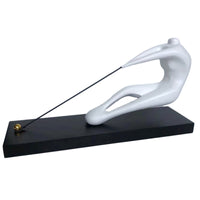 Abstract Human Figurine Resin Decor Artistic for Console Table, Art Lovers