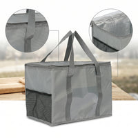 Insulated Bag with Pockets Portable Insulated Bag Tote with Pockets Insulated Tote Bag for Campers, Vacationers, Camping, Road Trips