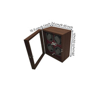 Automatic Watch Winder Extremely Quiet Timepiece Winder Cabinet USB Powered for Enthusiasts, Bedroom, Office, Retail Display
