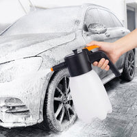 Car Cleaning and Car Wash Pump Sprayer for Detailing, Electric Foam Sprayer with 2L Capacity, USB Rechargeable Foam Spray, Integrated Handle