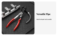 Urea Pipe Pliers High Carbon Stainless Alloy Line Disconnect Pliers Car Petrol Pipe Removal Tool for DIY Enthusiasts, Mechanics, Auto Repair Shop