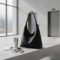 Woven Tote Bag Retro Design Large Capacity Tote Bag Soft for Commute, Work