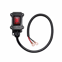 Dustproof Battery Disconnect Switch Pure Copper Wire Vehicle Battery Kill Switch 12V/24V Compatible Automotive Electrical Part High Current for RV, Truck, Marine