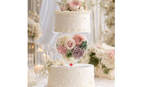 DIY Fillable Acrylic Cake Stand Creative Heart Cake Stand Clear Party Decor Elegant for Wedding, Event
