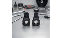 Toothed Handlebar Riser Clamp Adapter Split Motorcycle Handlebar Riser with Pad Long-Lasting Corrosion-Resistant for Street Bikes