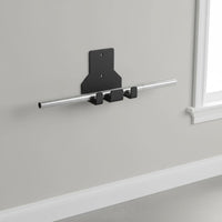 Wall Mounted Barbell Holder Space-Saving Wall Mounted Bar Rack Easy Installation Barbell Hanger for Weightlifters, Basement