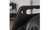 Drill Free Wall Mount Hose Rack Space Saving Wall Mount Hose Holder Easy to Install Sturdy Plastic for Gardeners, Car Owners, Garage