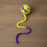 Yarn Ball Cat Toy Bite-Resistant Knitted Bell Ball Non-Fading for Cats, Kittens, Indoor Play