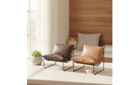 Miniature Lounge Chair Wire Frame Dollhouse Armchair with Cushion Upholstered Miniature Armchair Chair for Collectors, Photo Prop, Tabletop Display