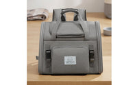 Expandable Pet Carrier Backpack Breathable Expandable Pet Backpack Bag Padded Handsunrestricted for Vet Visits, Outdoor Walks