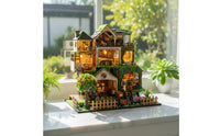 Wooden Treehouse Model Woodland Theme Treehouse Model Presentable Craft Kit for Office