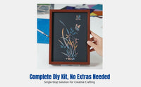 DIY Foil Painting Kit, Chinese Gold Foil Art, Creative Craft Set for Team Building, Home, Event