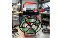 Strapping Dispenser Cart Wheeled Strapping Cart with Tool Tray Packing Strap Dispenser for packer