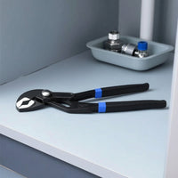 Quick-Adjust Plumbing Pliers with Push Button Adjustment Adjustable Plumbing Pliers Heavy-Duty Tools Soft Grip for Plumbers, DIYers, Plumbing, Pipe Repair