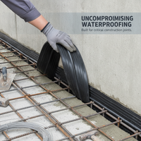 Customizable Rubber Waterstop for Construction - Internal, External, and Steel-Edged Options