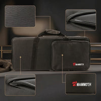 Wear-Resistant Trumpet Case with Shoulder Strap Padded Trumpet Case Reinforced Heavy-Duty for Musicians