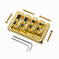 4 String Bass Bridge Rectangular for 4 String Bass Bridge Metal