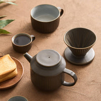 Ceramic Pour-over Coffee Set Great Gift Pour over Coffee Maker Set Good Heat Preservation for Home Baristas, Beginners, Office, Breakfast