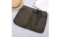 Multi-Compartment Fanny Pack Lightweight Multi-Compartment Waist Apron Wear-Resistant Utility Organizer Belt for Journeyers, Photographers, Travel