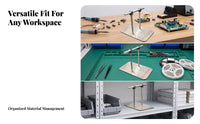 Stable   Material Reel Holder | Sturdy Metal Construction, Space-Saving Compact Design,   Reel Holder, for Workbench
