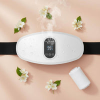 Heated Waist Massage Belt Digital Display Wearable Massage Belt Heated Back Massager Contoured Personal Care Gadget Portable