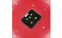 Mechanical Dice Card Lightweight Everyday Carry Dice Toy Clear in Low Light