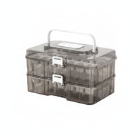 Compact Ice Cube Tray with Lid and Bin Translucent Ice Cube Tray with Bin Stackable Container Reusable for Countertop