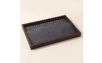 Jewelry Display Tray Shallow Necklace Display Tray Velvet for Drawer, Dresser