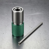 Knurled Grip Quick Release Drill Adapter Metal Self Locking Drill Adapter Socket Opening Hex Shank Bit Holder Compact