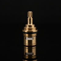 Faucet Valve Cartridge Splined Ceramic Disc Cartridge Hardware Good Sealing Easy to Install for DIYers, Bathroom, Kitchen
