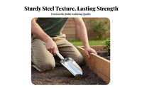 Gardening Hand Trowel Multipurpose Metal Hand Tool Digging Trowel for Gardeners, Farmers, Planting, Yard
