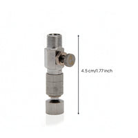 Knurled Airbrush Quick Connector Compact Airbrush Quick Release Coupler Long-Lasting Hardware Easy to Use for Airbrushing