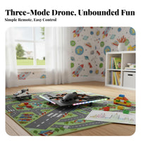 HD Sky Photography 3 in 1 Amphibious Dr Single Long-Lasting & Anti-Collision Sea Land Air Aircraft Single-Key Functions for Outdoor