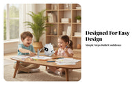 Picture Card Slot Step by Step Drawing Robot Articulated Arm Educational Drawing Robot Control Buttons Doodle Bot Compact