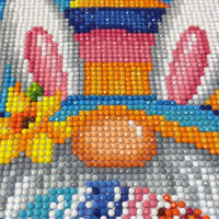 Easter DIY Painting Kit Sparkling Crystals 5D Crystal Craft Handmade Craft Set for Crafters, Wall Decor, Living Room