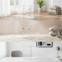 Acrylic Dogs Crate Ventilated Acrylic Dogs Crate Stylish Kennel for Apartment